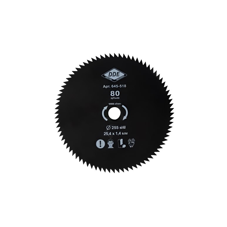 Диск DDE 80/255/25,4 645-518/////