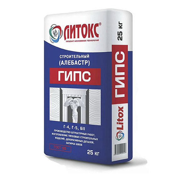 Гипс Литокс 25 кг (50меш)