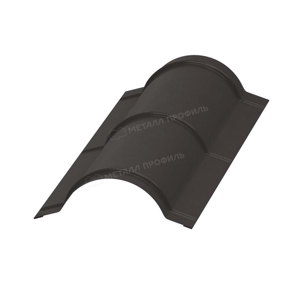 Конек круглый R110х2000 (ПЭ-03-RR32-0,5) (Н)