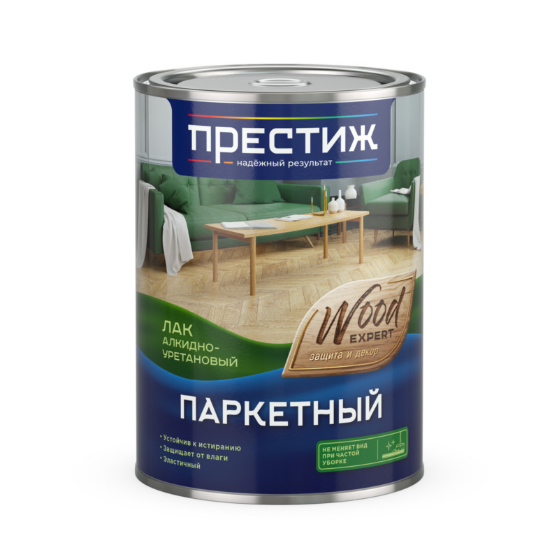 Лак паркетный Престиж алкидно-уретановый 5 кг п/матовый