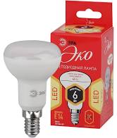 Лампа светодиод ЭРА LED smd R50-6W-827-Е14 ECO