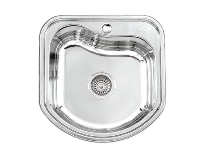 Мойка LEDEME 490х480 врезная 0,8 L 64948 декор Н/З УЦЕНКА
