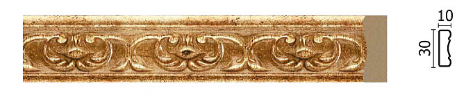 Молдинг средний 165-126 (30х10х2400)