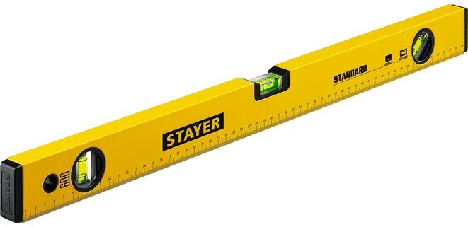 Уровень STAYER "STANDART" алюмин. 2 глазка   60 см  3460-060