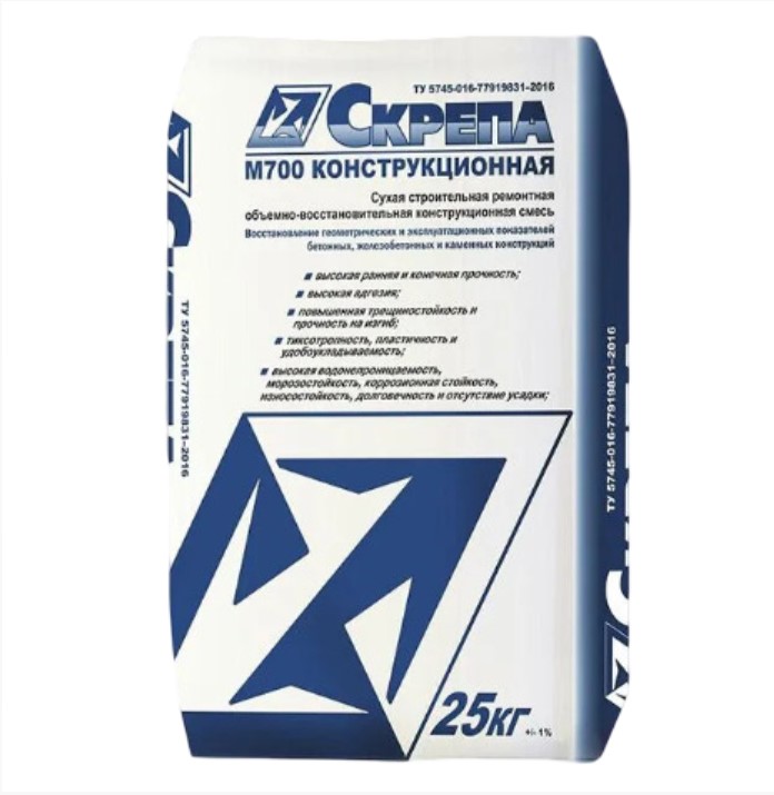 Смесь ремонтная Скрепа М700 (25кг)