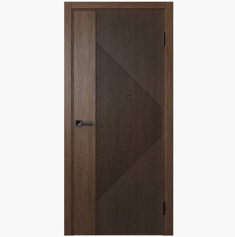 Дверное полотно Синди-13 600Г Орех текстурированный