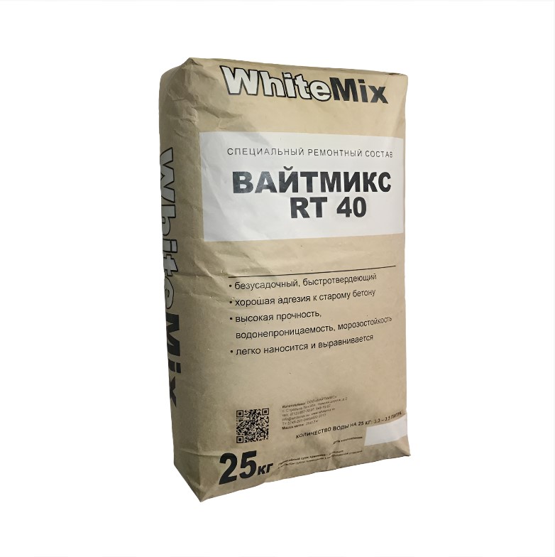 Ремонтная смесь ВАЙТМИКС RT40  25кг