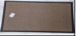 Коврик влаговпитывающий RIbbed MAT 60х90 корич А-1 (точки) УМ