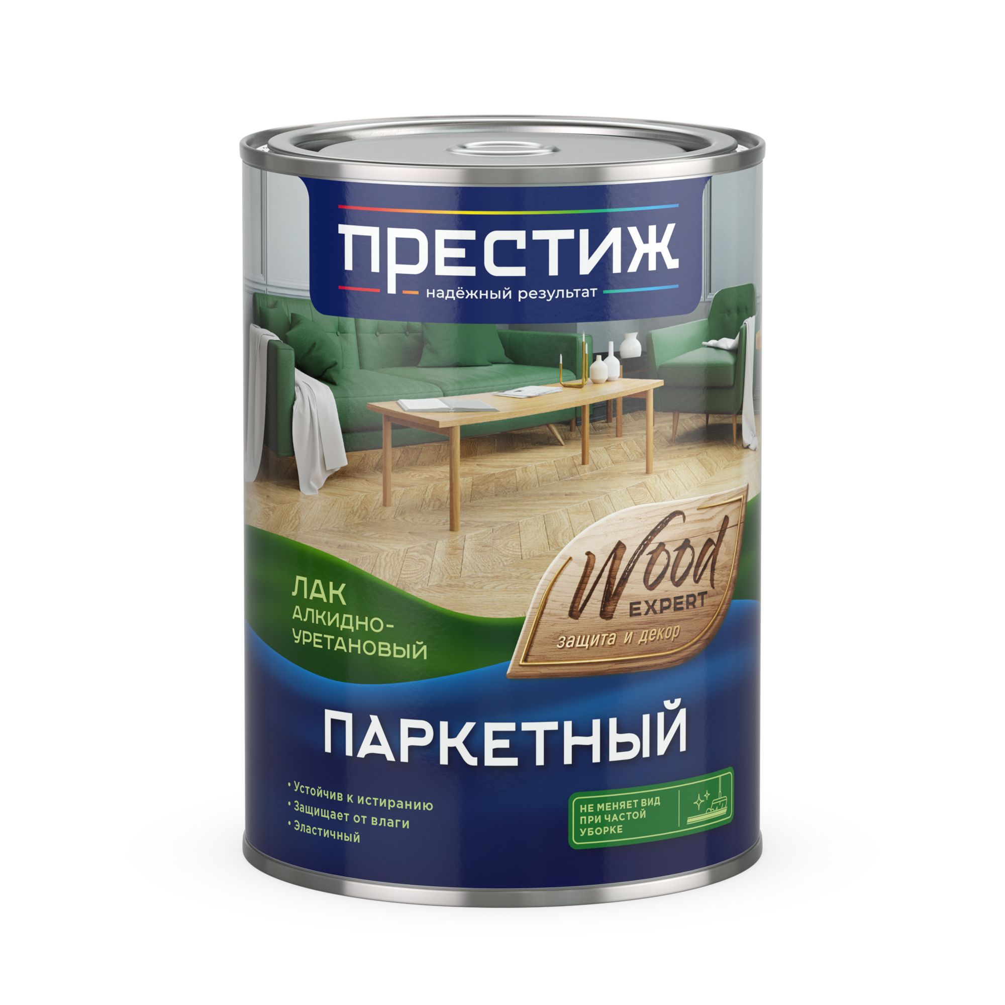 Лак паркетный Престиж алкидно-уретановый 0.9 кг матовый