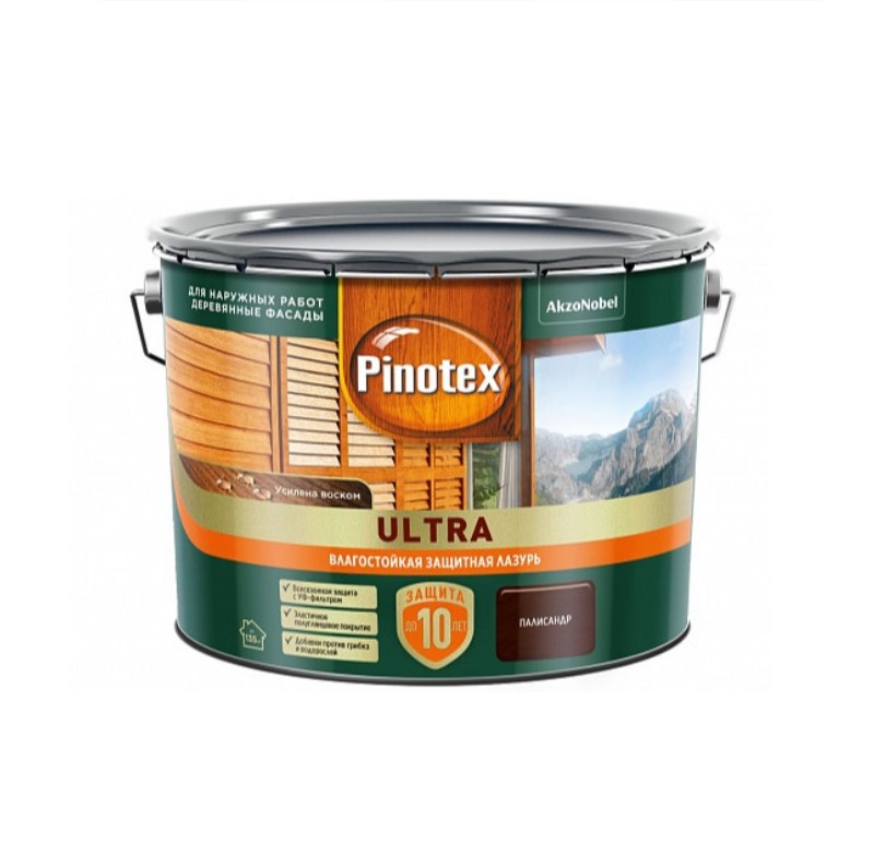 Пропитка Pinotex Ultra палисандр 9 л