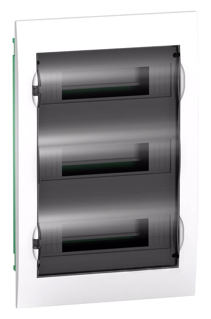Щит распред встраеваемый прозрачн дверь прозрачн 3ряд/36модулей Schneider Electric