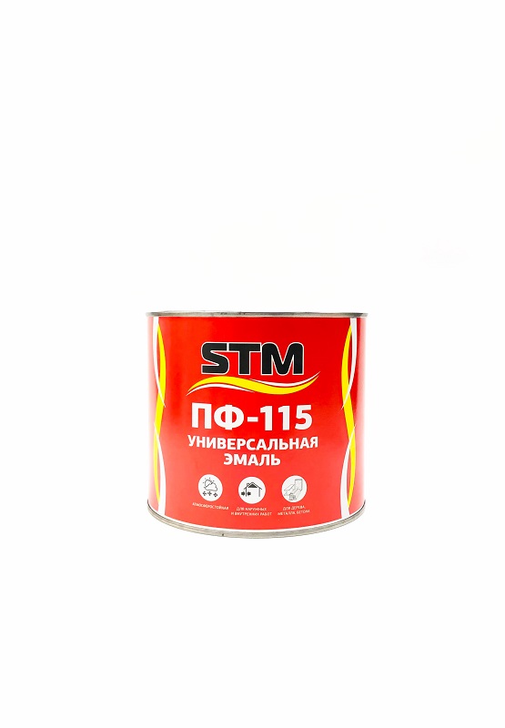Эмаль STM  ПФ-115 универсальная зеленая 1,9 кг