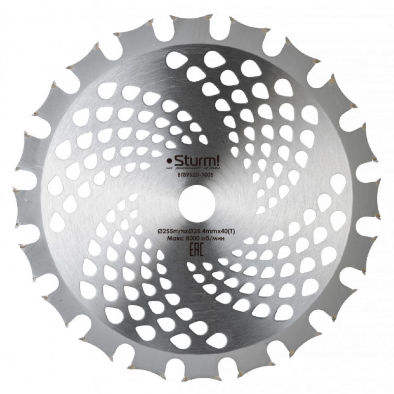 Диск ВT8952D-1002 255х25,4х40z Sturm УЦЕНКА