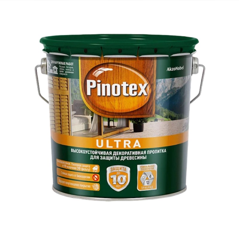 Пропитка Pinotex Ultra палисандр 2,5 л