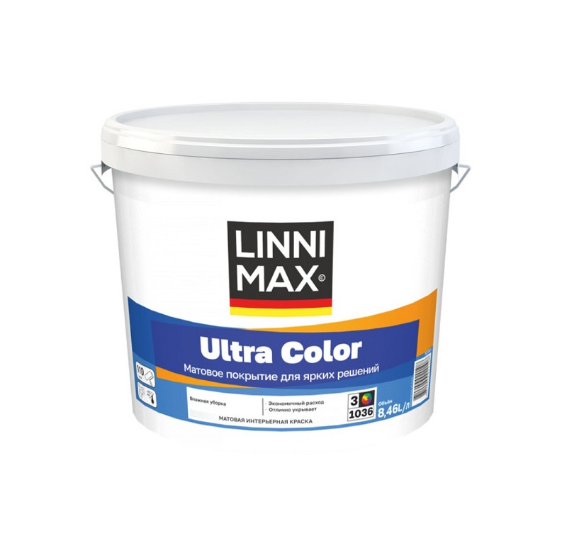 Краска в/д ЛИННИМАКС Ultra Color База 3  8,46л